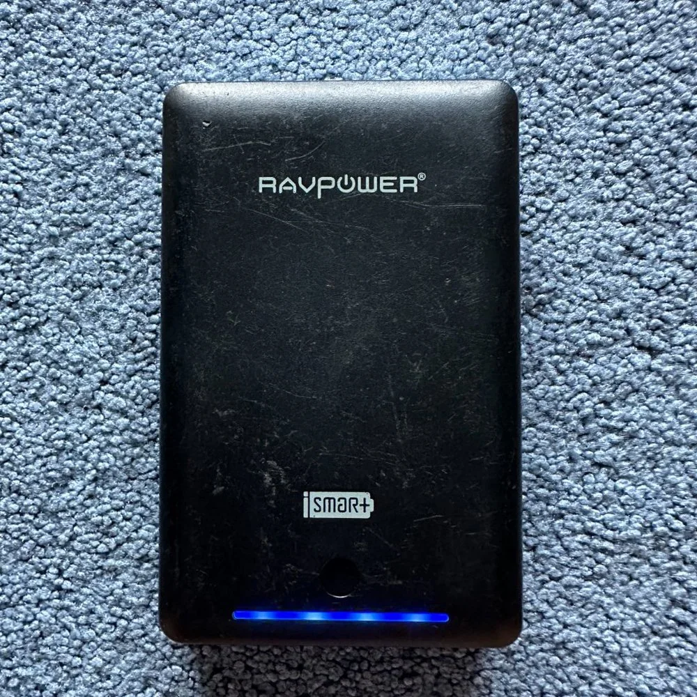 RAVPower Black & Silver 13000 MAh Portable Charging Power Bank
